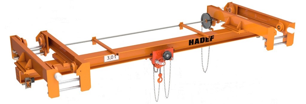 HADEF Enogredno stropno električno dvigalo EHKE